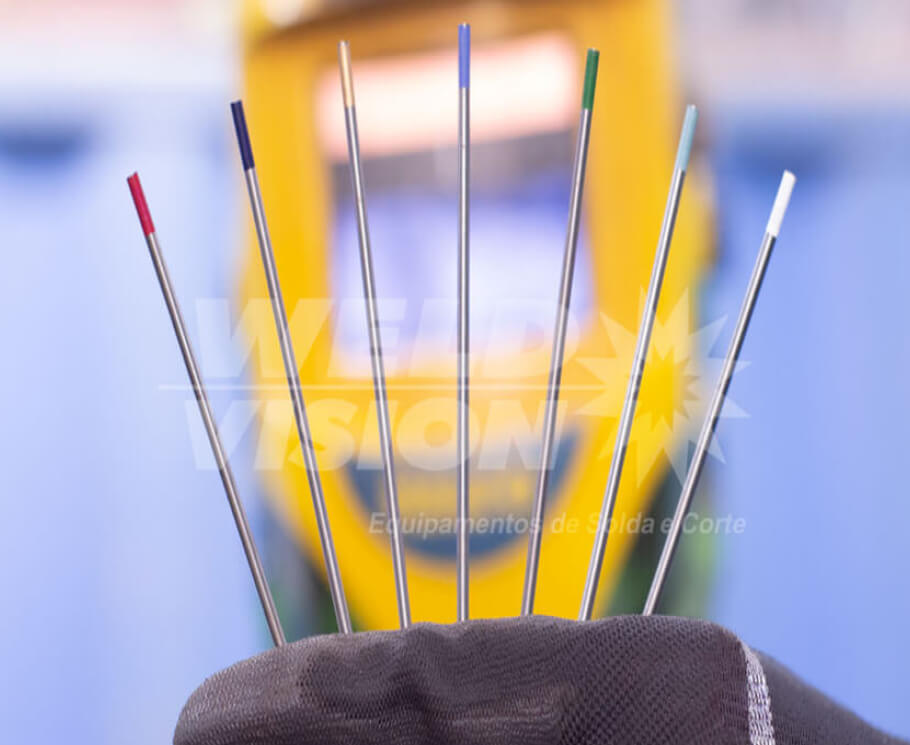 Como escolher o Eletrodo de Tungstênio certo para minha solda