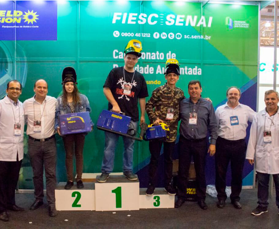 Senai e Weld Vision promovem campeonato de solda em realidade aumentada