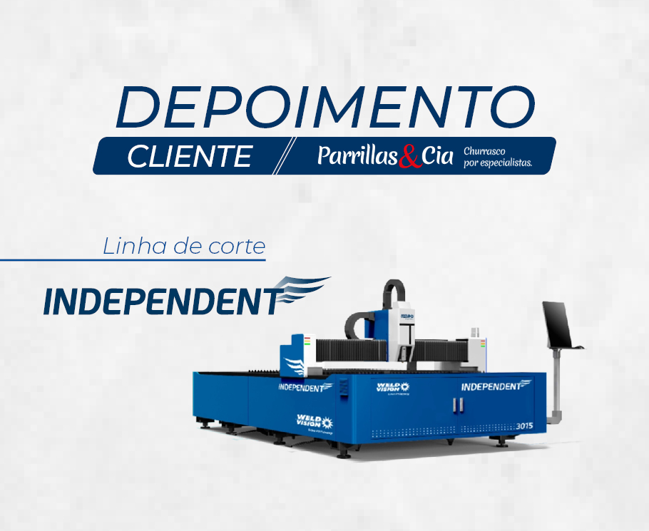 Depoimentos de clientes Weld Vision - Parrillas & Cia